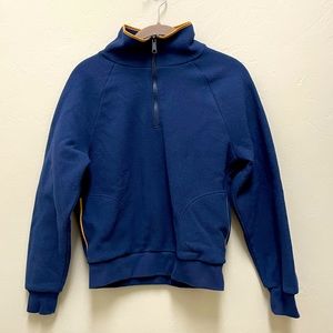 Madewell 1/4 zip fleece pullover